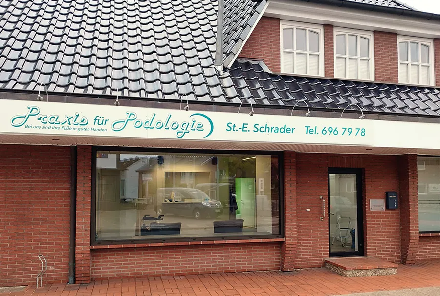 Außenansicht des Gebäudes an der Hauptstraße in Rellingen